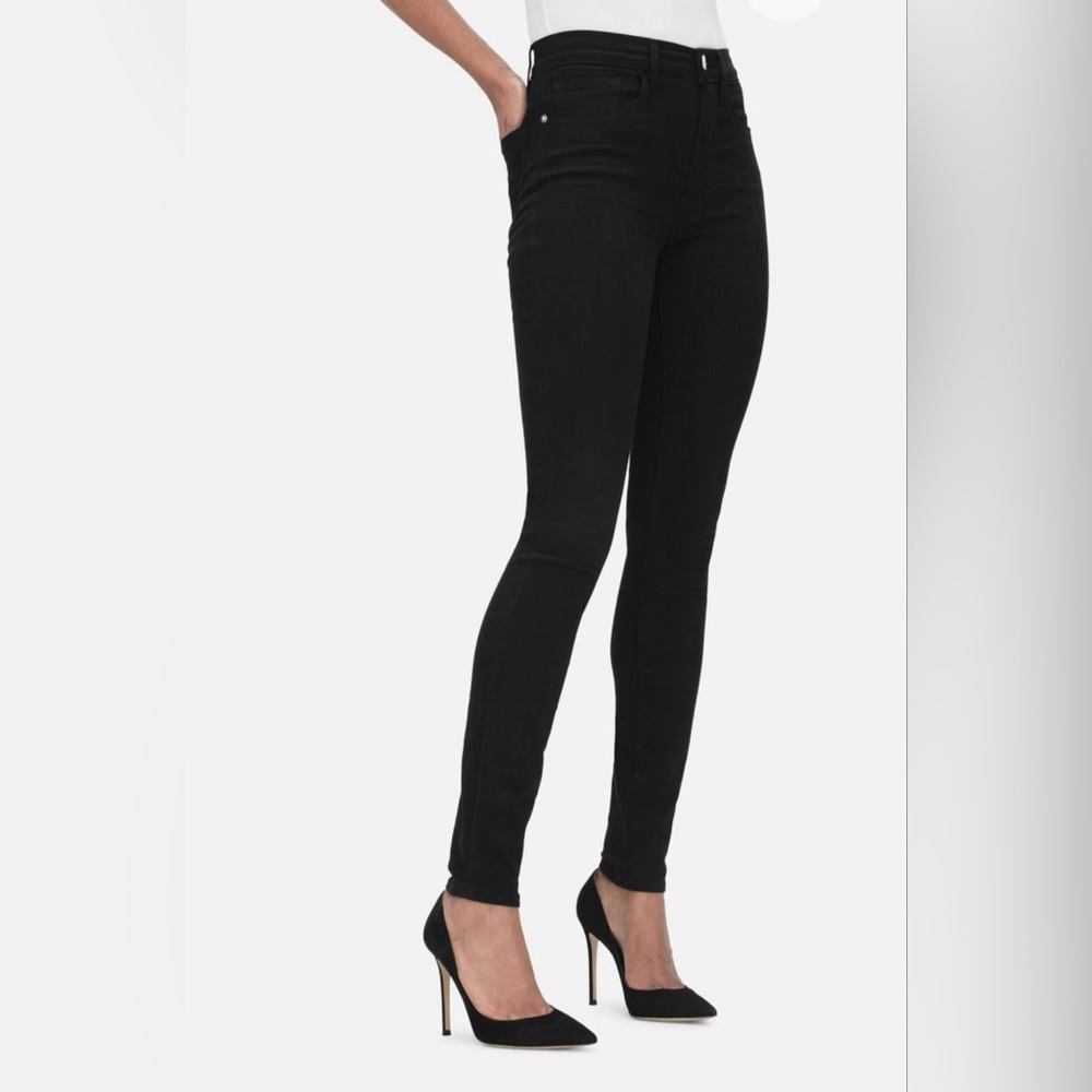 Frame Denim Black Skinny Jeans